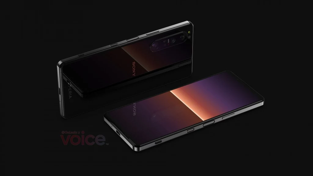 Sony Xperia 1 III render / fot. @onleaks