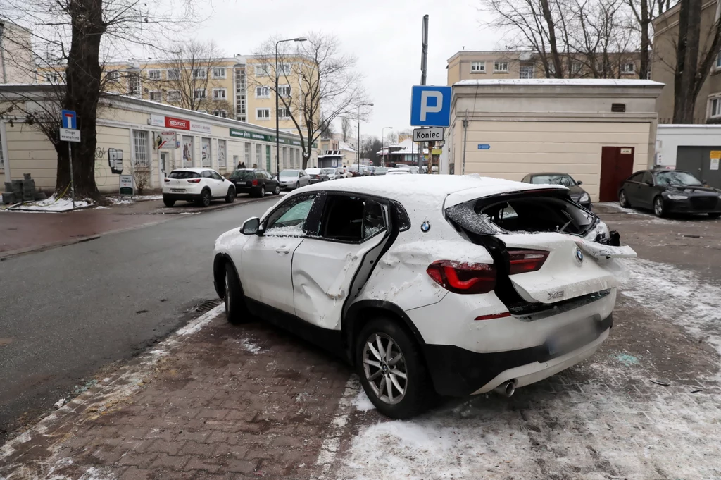 Zniszczone zostało BMW X2 i Audi A4