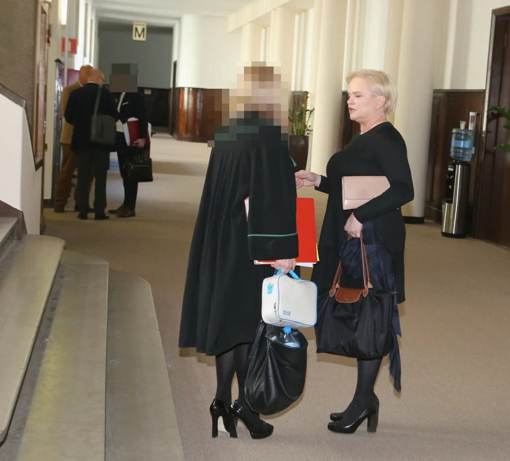 Katarzyna Figura w sądzie Katarzyna Figura w sądzie