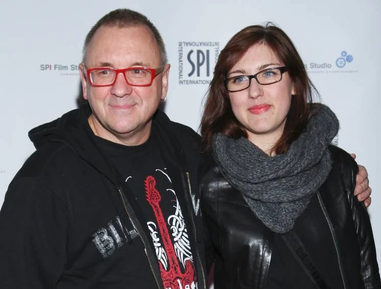 Jerzy Owsiak z córką Jerzy Owsiak z córką