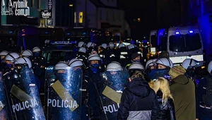 Policja przed lokalem w Rybniku