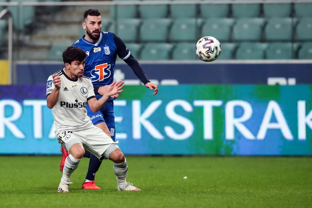 Mikael Ishak w meczu Lecha Poznań z Legią Warszawa Mikael Ishak w meczu Lecha Poznań z Legią Warszawa