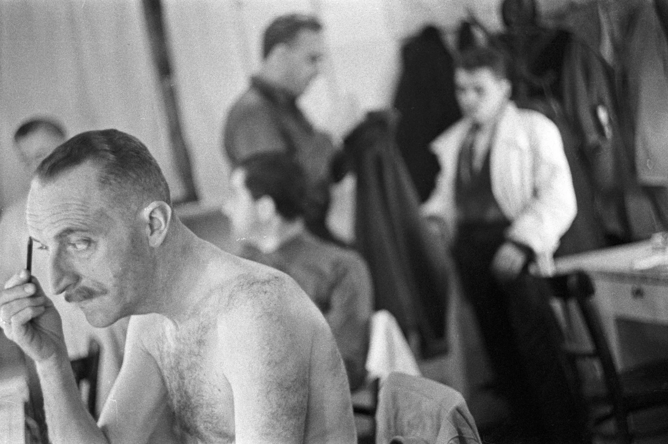 Kazimierz Rudzki za kulisami Teatru Współczesnego