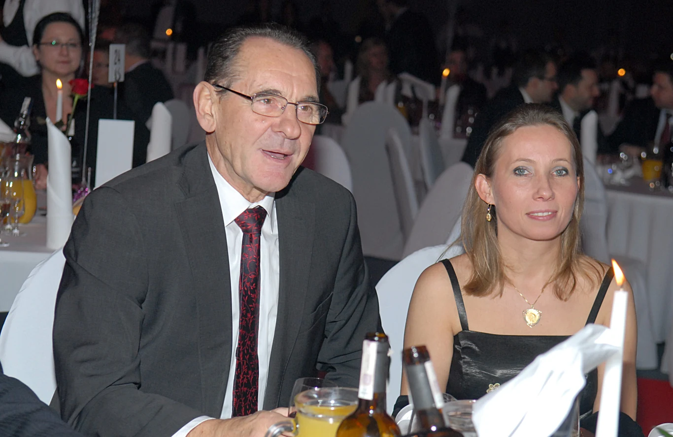 Ryszard Szurkowski z żoną Iwoną