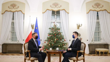 Andrzej Duda: Nie wyobrażam sobie, żebym został zaszczepiony przed moimi rodzicami
