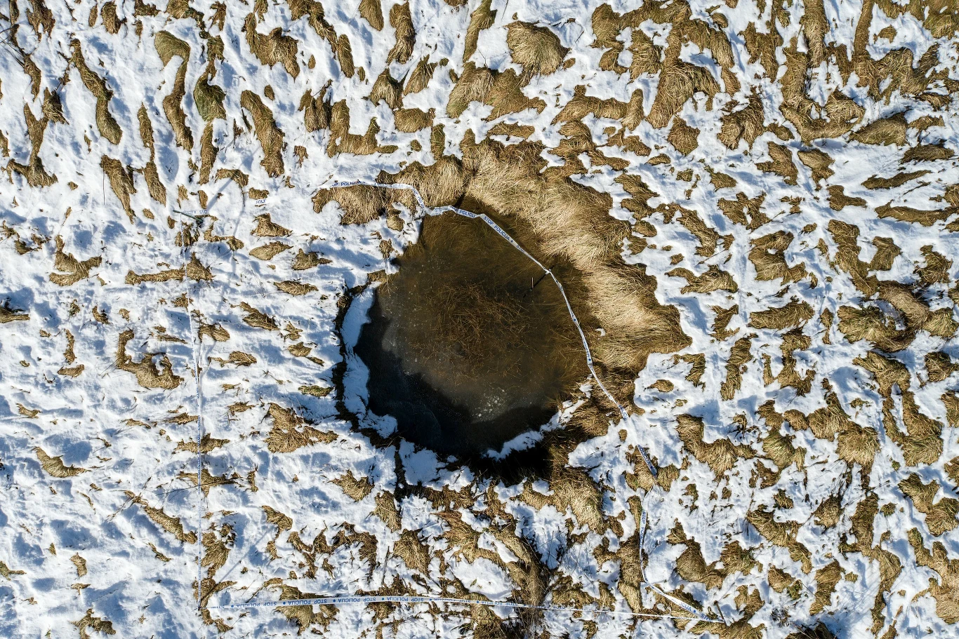 Zapadliska po trzęsieniu ziemi w Chorwacji.