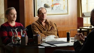 Mikołaj Cieślak i Robert Górskiw serialu "Piękni i bezrobotni"