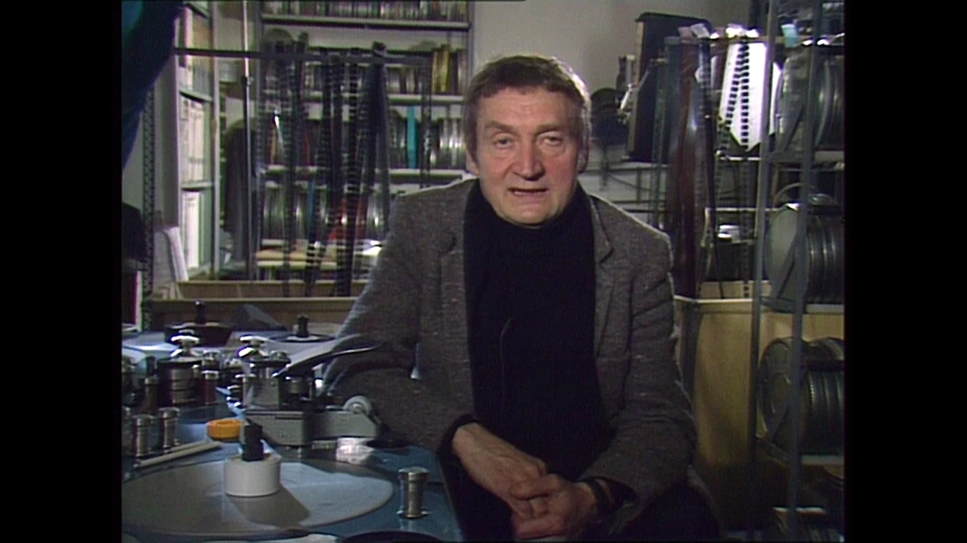 Walerian Borowczyk w archiwalnym nagraniu, wykorzystanym w filmie "Love Express"