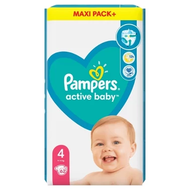 Pampers Active Baby 4, 62 Pieluszek,9kg-14kg - 7