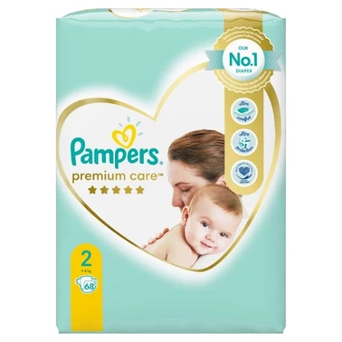 Pampers Premium Care Pieluszki, rozmiar 2, 4-8kg, 68 szt - 8