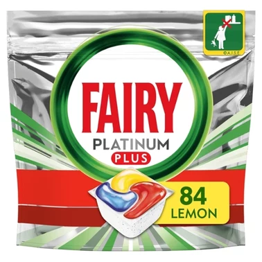 Fairy Platinum Plus Cytryna Tabletki do zmywarki All In One, 84 tabletek - 2