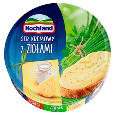 Hochland Ser kremowy w trójkącikach z ziołami 180 g (8 sztuk) - 2