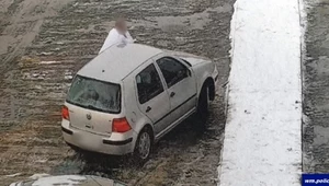 Podczas ucieczki poturbował autem ochroniarza