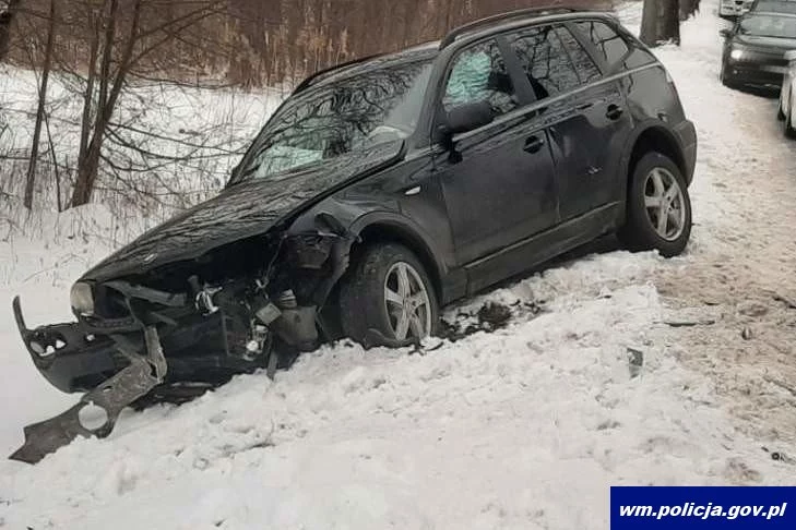 Kierującej BMW nic się nie stało