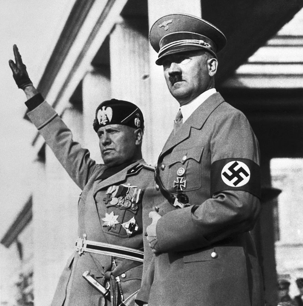 Benito Mussolini i Adolf Hitler