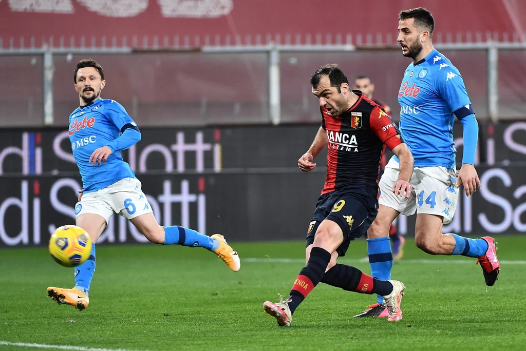 Goran Pandev pewnie wykorzystywał swoje okazje