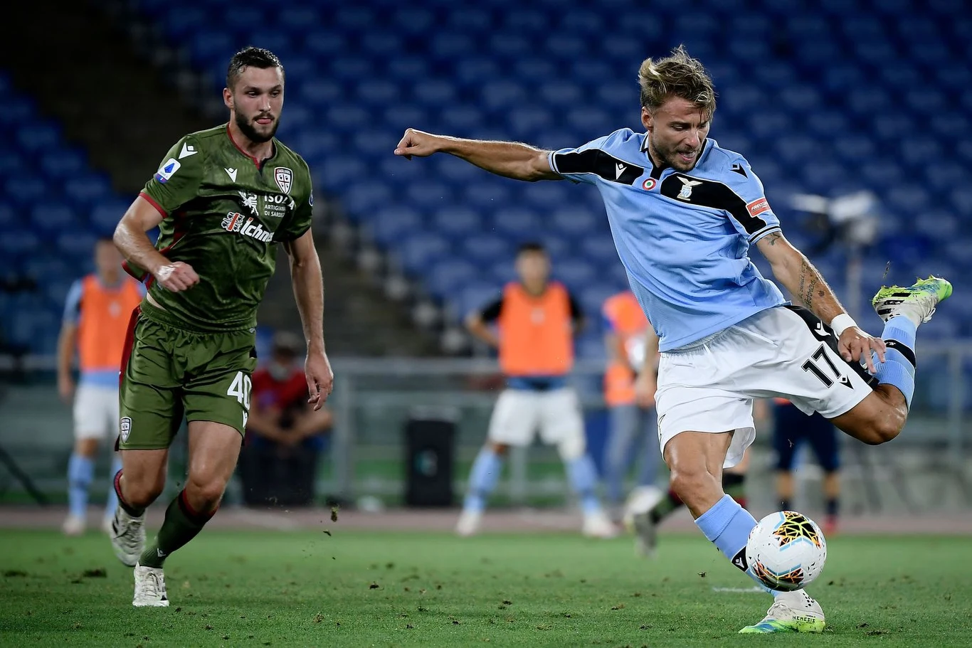 Sebastian Walukiewicz (z prawej) i Ciro Immobile