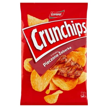 Crunchips Chipsy ziemniaczane o smaku pieczone żeberka 140 g - 3