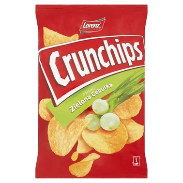 Crunchips Chipsy ziemniaczane zielona cebulka 140 g - 2