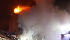 Pożar w Pabianicach