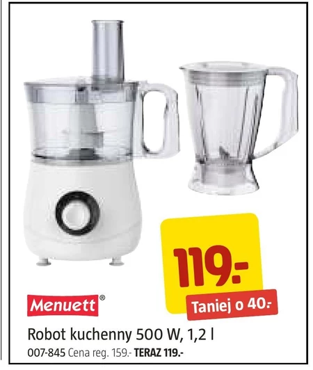 Robot kuchenny Menuett