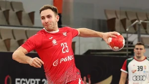 Arkadiusz Moryto z piłką (Polska)