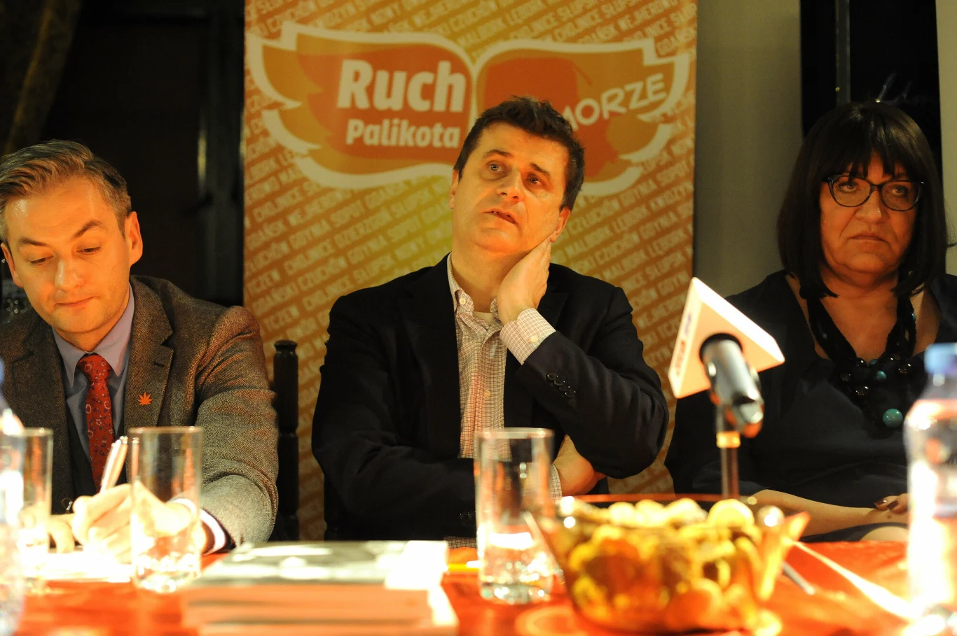 Robert Biedroń, Janusz Palikot i Anna Grodzka w 2013 roku Robert Biedroń, Janusz Palikot i Anna Grodzka w 2013 roku