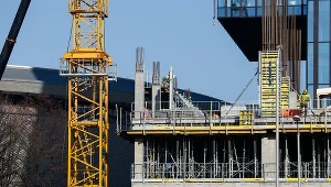 Budowa biurowca KTW II w Katowicach