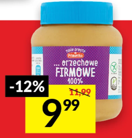 Masło orzechowe Primavika