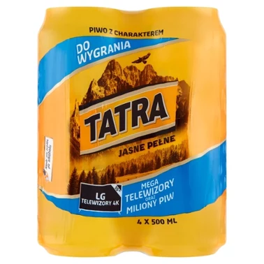 Tatra Piwo jasne pełne 4 x 500 ml - 2