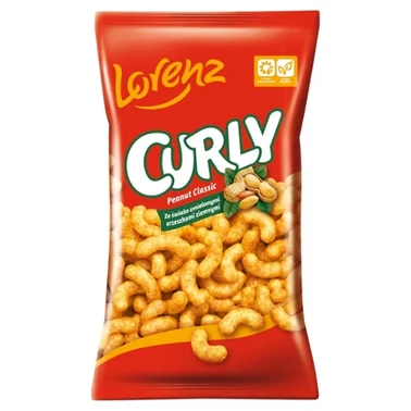 Curly Chrupki kukurydziane ze świeżo zmielonymi orzeszkami ziemnymi 120 g - 1