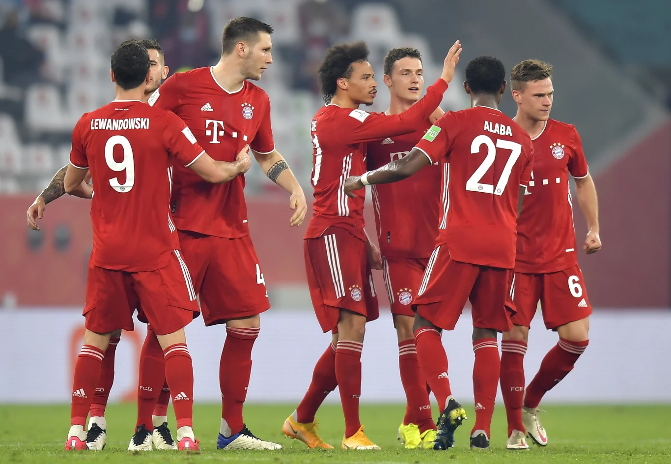 Radość piłkarzy Bayernu Monachium Radość piłkarzy Bayernu Monachium