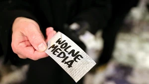 Uliczny protest przeciwko wprowadzeniu tzw. podatku od reklam