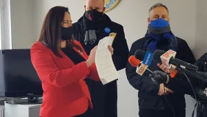 Wymiana zdań w biurze posłanki PiS