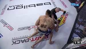 Konrad Rusiński zmusił sędziego do szybkiego zakończenia walki