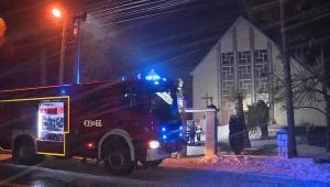 W akcji ratowniczej uczestniczyły trzy zastępy straży