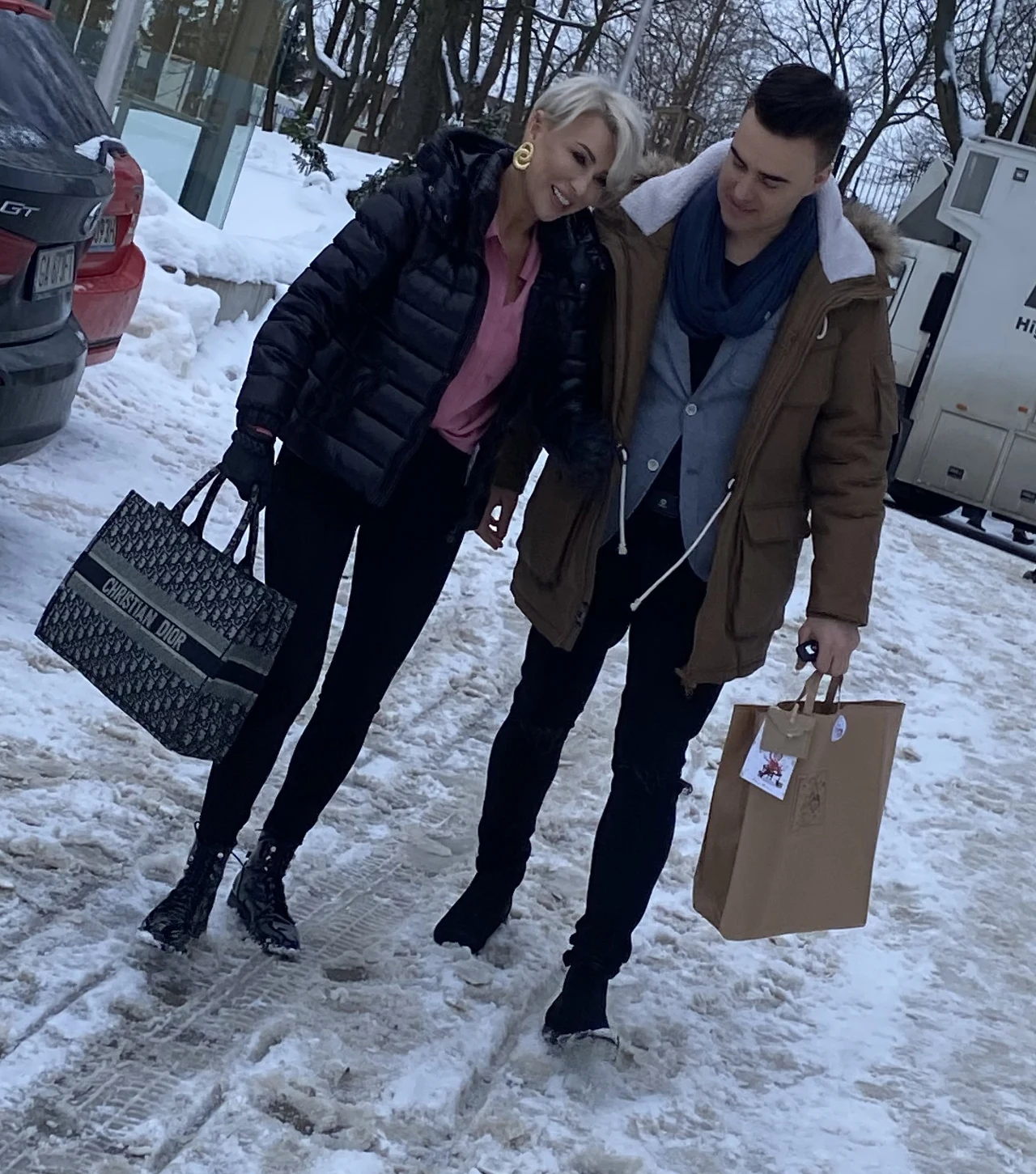 Paulla z partnerem Paulla z partnerem