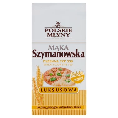 Polskie Młyny Mąka Szymanowska Luksusowa pszenna typ 550 1 kg - 0