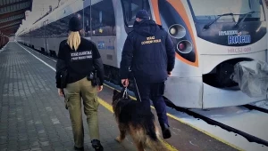 Wspólny patrol Straży Granicznej i Służby Ochrony Kolei 