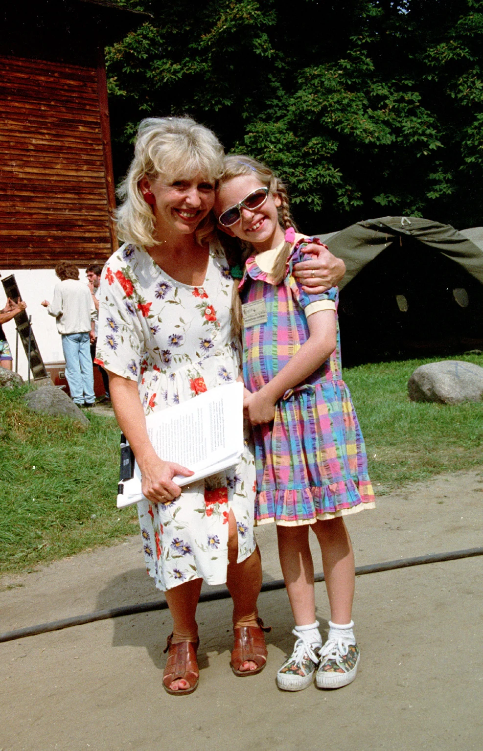 Grażyna Świtała z córką, 1997 rok Grażyna Świtała z córką, 1997 rok