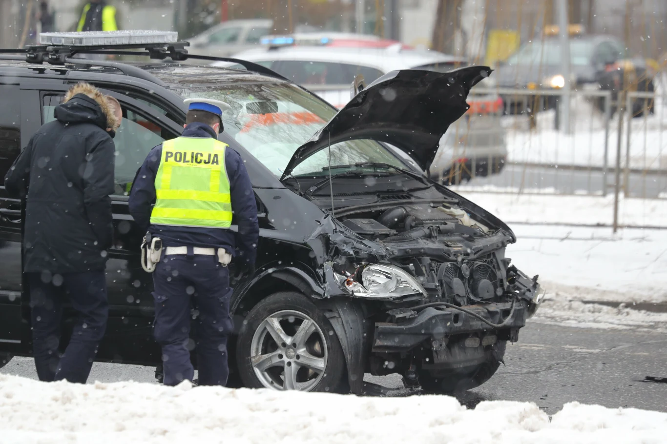 Wypadek w Warszawie z udziałem pojazdu SOP