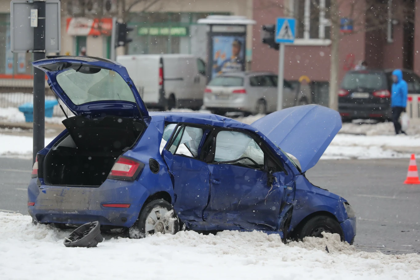 Wypadek w Warszawie z udziałem pojazdu SOP