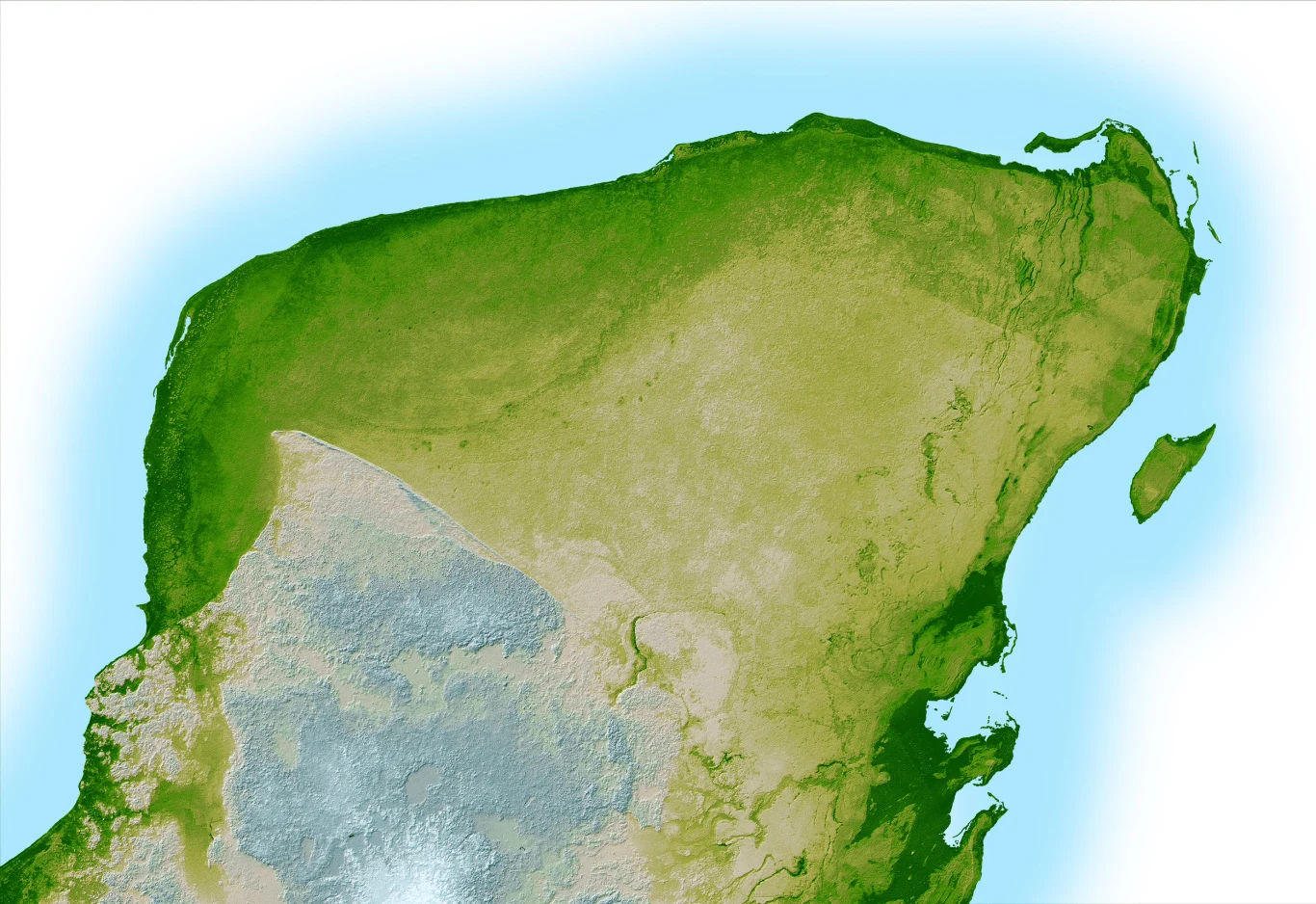 Krater Chicxulub na półwyspie Jukatan