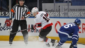 Toronto Maple Leafs w meczu z Ottawa Senators