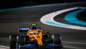 McLaren na torze w Abu Dhabi