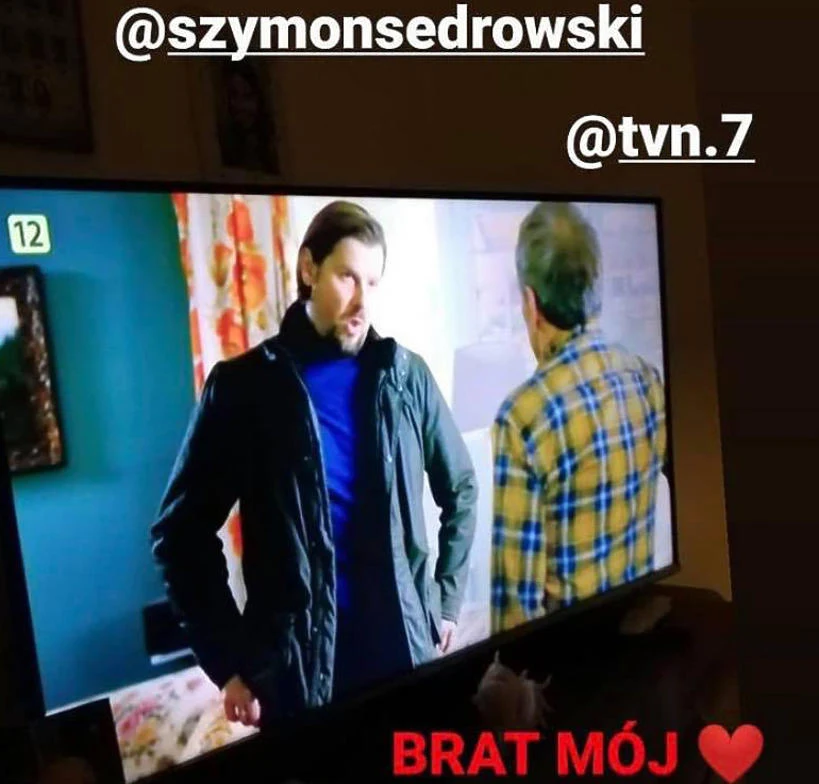 Łukasz Sędrowski pochwalił się bratem na Instagramie