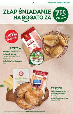 Zestawy śniadaniowe w Żabce!