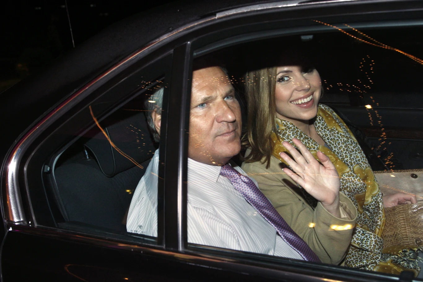 Aleksander Kwaśniewski z córką Aleksander Kwaśniewski z córką