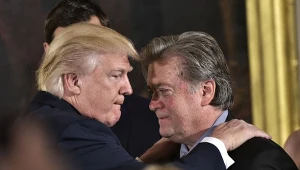 Donald Trump i Steve Bannon jeszcze w czasach współpracy