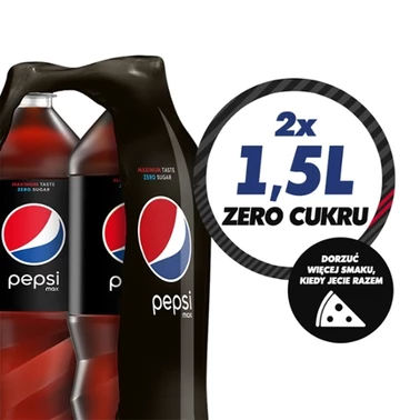 Pepsi-Cola Zero cukru Napój gazowany 3 l (2 x 1,5 l) - 4
